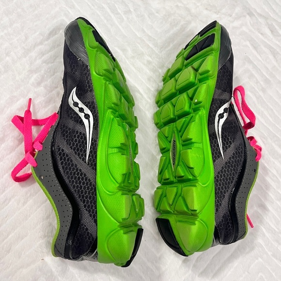 Saucony Virrata Women’s‎ Running Shoes Size 8 Gray Green Pink - Picture 7 of 8